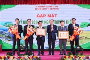 Viết tiếp hành trình 80 năm kiến tạo bền vững ngành Nông nghiệp và Môi trường Hà Tĩnh