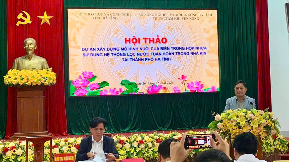 Nuôi cua biển trong hộp nhựa ở Hà Tĩnh: Hiệu quả từ mô hình ứng dụng công nghệ