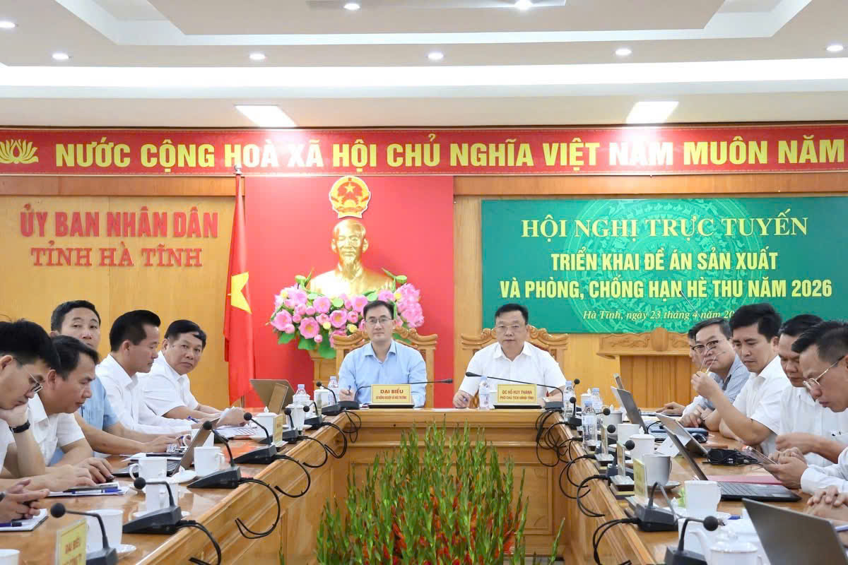 Hà Tĩnh chủ động sản xuất, phòng chống hạn vụ hè thu 2026