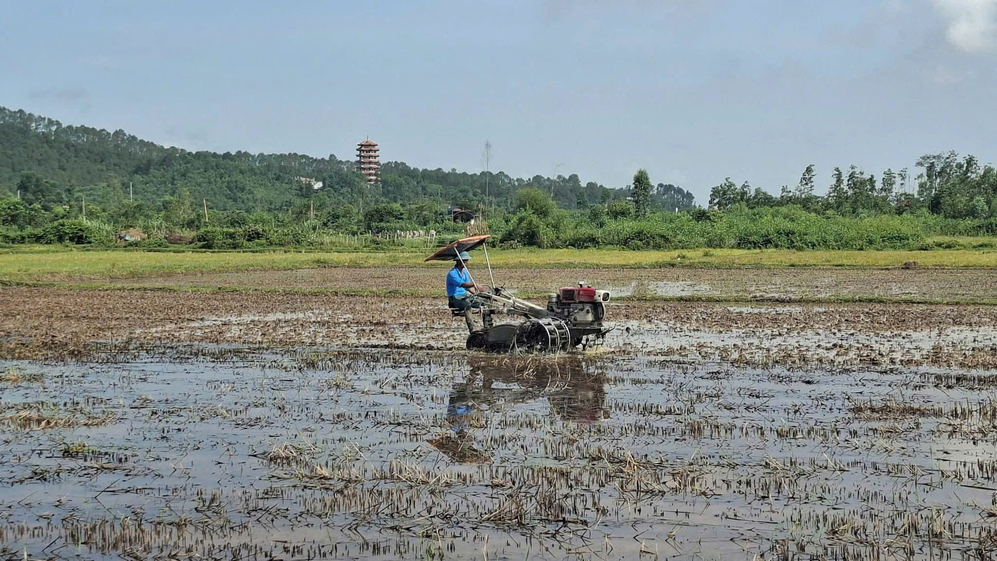 Khẩn trương làm đất, “chạy đua” thời vụ sản xuất hè thu