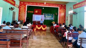 Tập huấn kỹ thuật nuôi lươn không bùn trong bể  cho hơn 60 nông dân tại Cẩm Hưng và phường Trần Phú