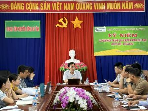 Phó Giám đốc Sở Nông nghiệp và Môi trường làm việc với Trung tâm Khuyến nông về triển khai các nhiệm vụ trọng tâm