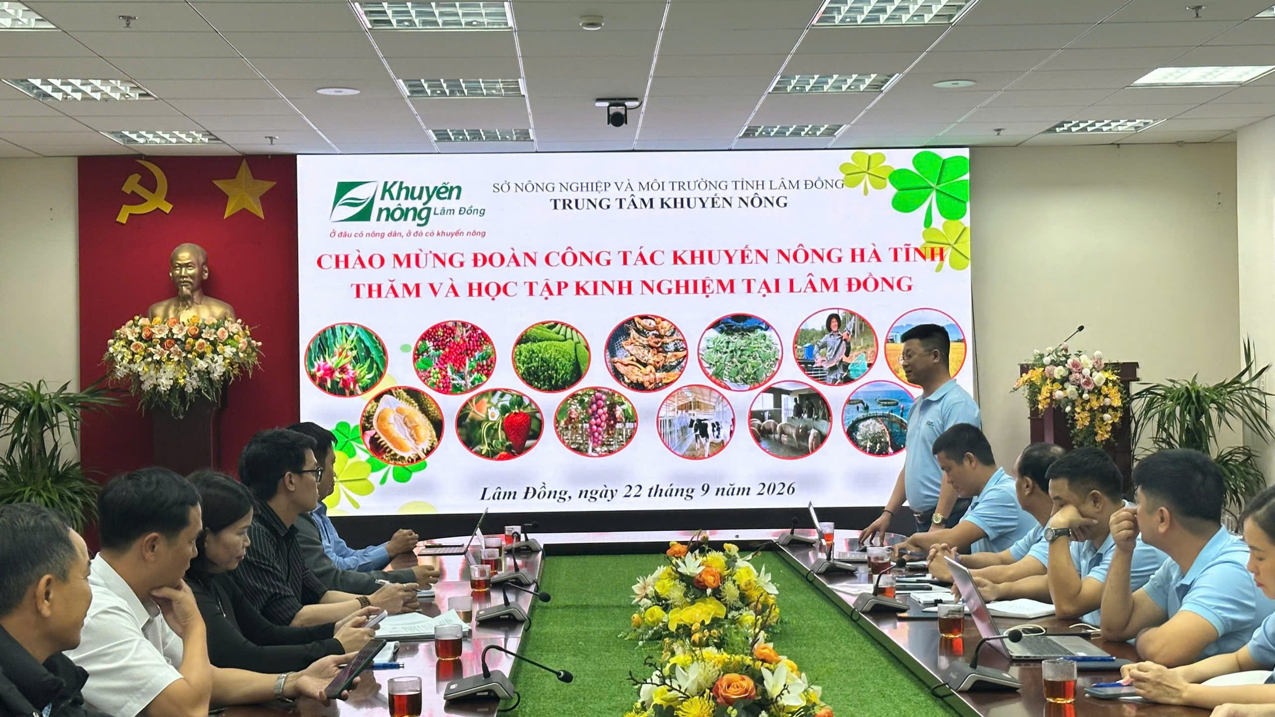 Học tập kinh nghiệm trong công tác Khuyến nông tại tỉnh Lâm Đồng